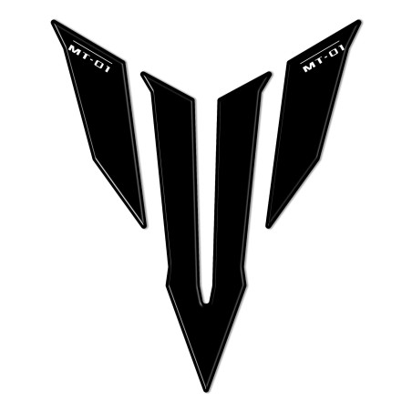 PROTECTOR DE DEPÓSITO ADHESIVO en RESINA 3D compatible para MOTO YAMAHA MT-01