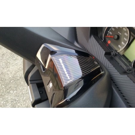 ADESIVO/STICKER 3D manubrio compatibile per SCOOTER SUZUKI BURGMAN 400 2017-2023