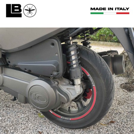 STRISCE ADESIVE per CERCHI compatibili per SCOOTER XCITING 300 - 400 - 500 KYMCO