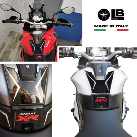 PARASERBATOIO in RESINA 3D ADESIVO SERBATOIO compatibile per MOTO BMW S1000XR