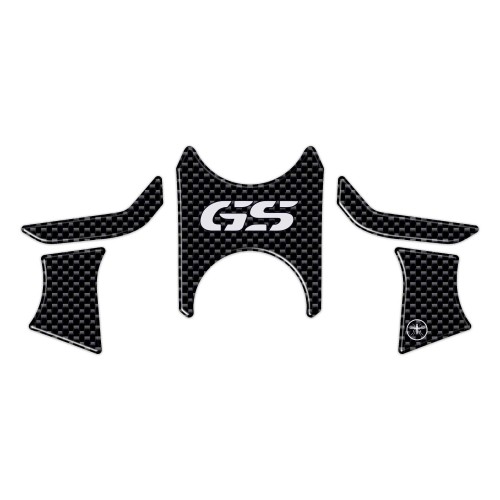 Placa de horquilla con protección de gel 3D compatible para motos BMW GS R1200 2008-2012