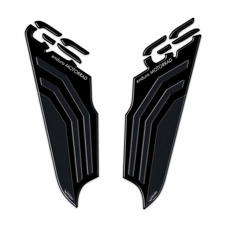 2 ADESIVI gel 3D PROTEZIONI LATERALI compatibili PER MOTO BMW F850 GS 2018-2022