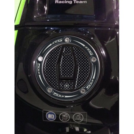 ADESIVO 3D PROTEZIONE TAPPO SERBATOIO compatibile MOTO KAWASAKI ZX-10R 2017-2019