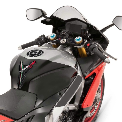 KIT ADESIVI/STICKERS in RESINA gel 3D compatibili per MOTO APRILIA RSV4 carbon