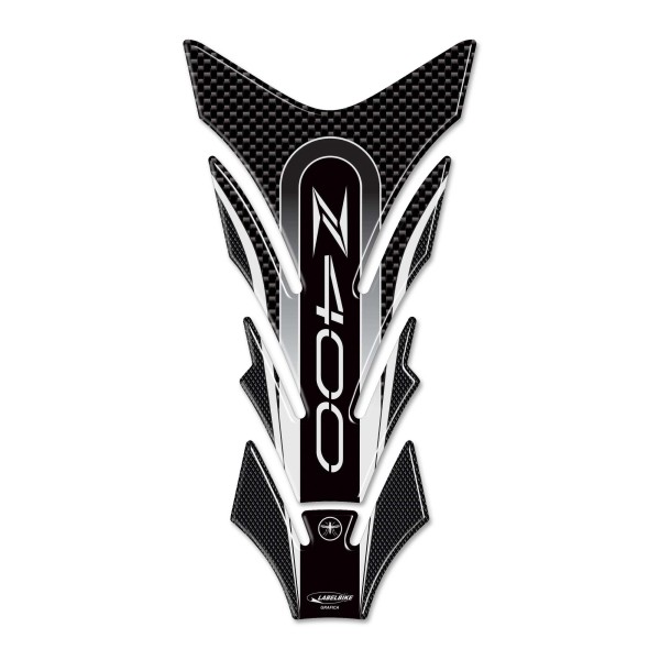 Paraserbatoio in Gel 3D Protezione Serbatoio compatibile per Moto Kawasaki Z400