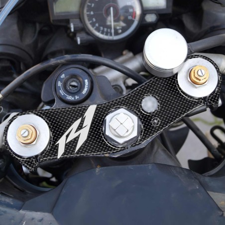 ADESIVO 3D PROTEZIONE PIASTRA FORCELLA compatibile per MOTO YAMAHA R1 2002-2003