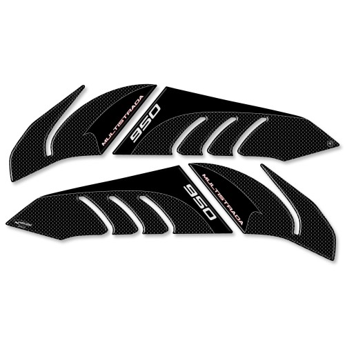 ADESIVI 3D PROTEZIONI SERBATOIO compatibili MOTO DUCATI MULTISTRADA 950 da 2017