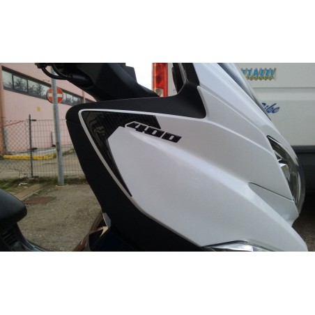 2 ADESIVI 3D GEL PROTEZIONE SPIGOLI compatibili per SUZUKI BURGMAN 400 2017-2023