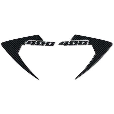 2 ADESIVI 3D GEL PROTEZIONE SPIGOLI compatibili per SUZUKI BURGMAN 400 2017-2021