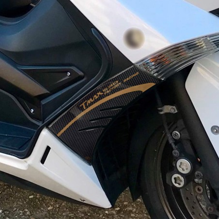 2 3D Resin Gel ERGAL STICKERS compatible for YAMAHA TMAX 530 2012-2016 fairing