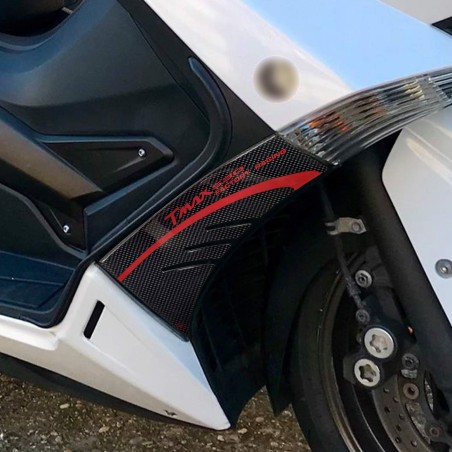 2 3D Resin Gel ERGAL STICKERS compatible for YAMAHA TMAX 530 2012-2016 fairing
