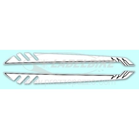 2 PEGATINAS DE PROTECCIÓN DE MANGO de gel 3D compatibles con YAMAHA XMAX 125-250 2014-2016