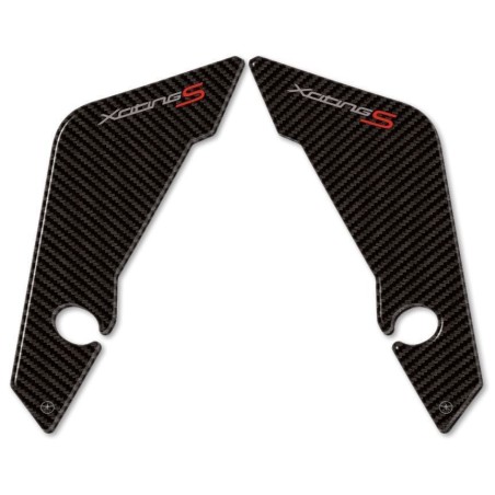 2 PEGATINAS PROTECCIÓN GUARDABARROS 3D compatibles para kymco XCITING S 400 2018-2023
