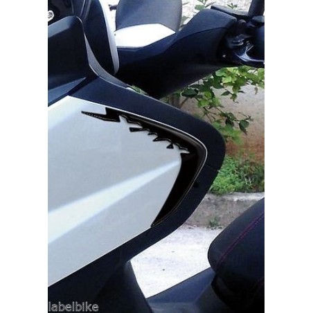 2 ADESIVI-STICKERS 3D PARASPIGOLI compatibili per X MAX  YAMAHA XMAX 2010-2013