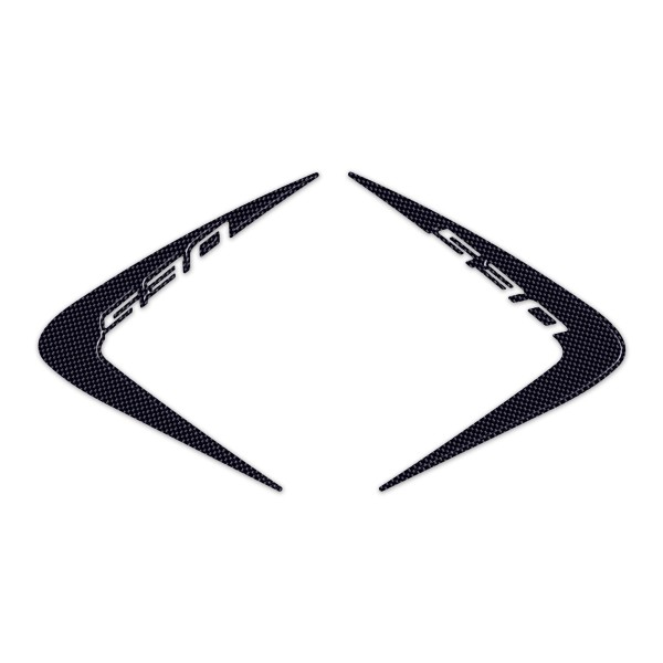 2 ADESIVI-STICKERS gel 3D PARASPIGOLI T MAX 2012-2016 compatibili per YAMAHA TMAX 530