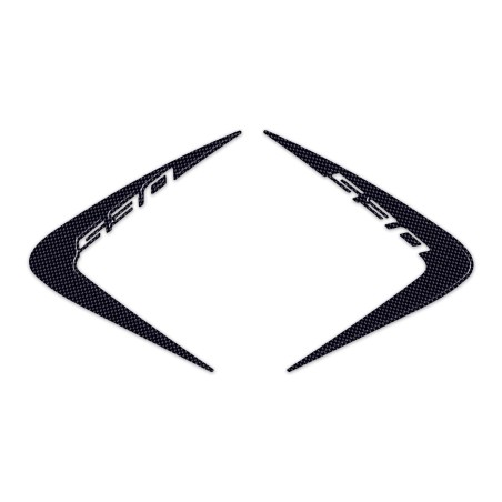 2 ADESIVI-STICKERS gel 3D PARASPIGOLI T MAX 2012-2016 compatibili per YAMAHA TMAX 530