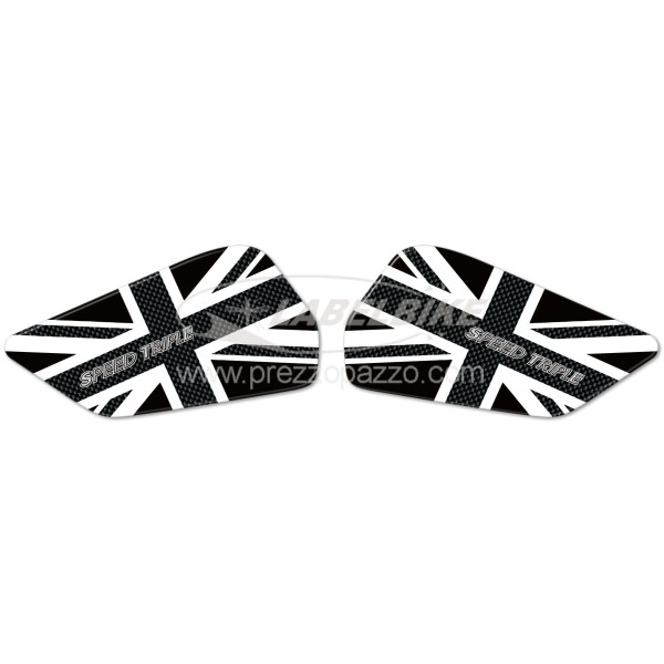 2 3D SIDE PROTECTIONS compatible for MOTO triumph SPEED TRIPLE up to 2013