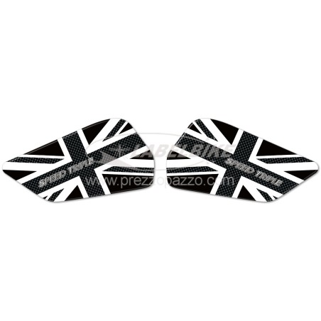 2 PROTECCIONES LATERALES 3D compatibles para MOTO triumph SPEED TRIPLE hasta 2013