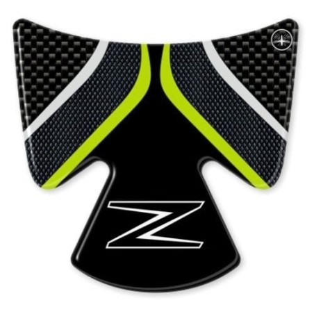 PROTEZIONE 3D zona chiave accensione in GEL compatibile per MOTO KAWASAKI Z900 verde