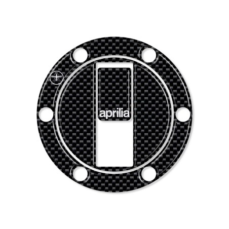 Adhesivo 3D de protección para tapa de depósito compatible con motocicletas Aprilia