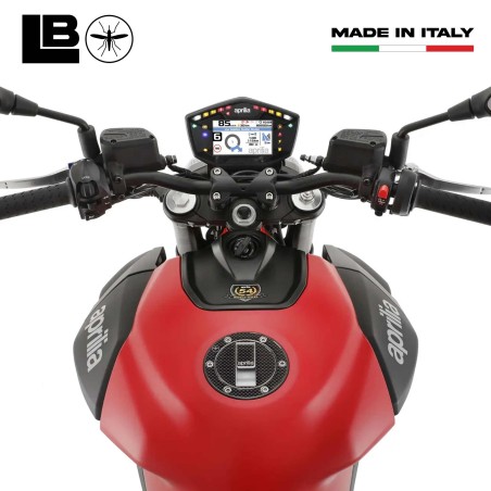 Adhesivo 3D de protección para tapa de depósito compatible con motocicletas Aprilia