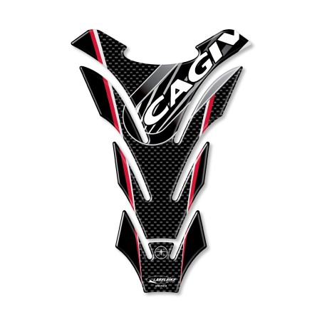 Protector de depósito adhesivo de resina 3D compatible con motocicleta CAGIVA