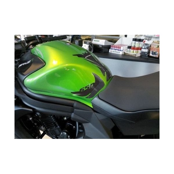 KIT ADESIVI IN GEL 3D PROTEZIONI compatibili per MOTO KAWASAKI ER-6n dal 2012