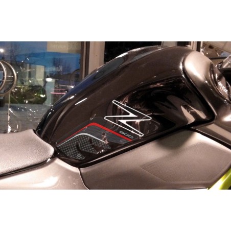 2 PROTEZIONI ginocchia LATERALI SERBATOIO 3D compatibili per MOTO KAWASAKI Z900