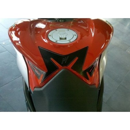 PARASERBATOIO ADESIVO in RESINA GEL 3D compatibile per MOTO MV AGUSTA STRADALE