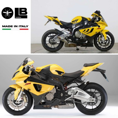 Kit PROTEZIONI LATERALI SERBATOIO Stickers 3D compatibili MOTO BMW S1000 RR SBK