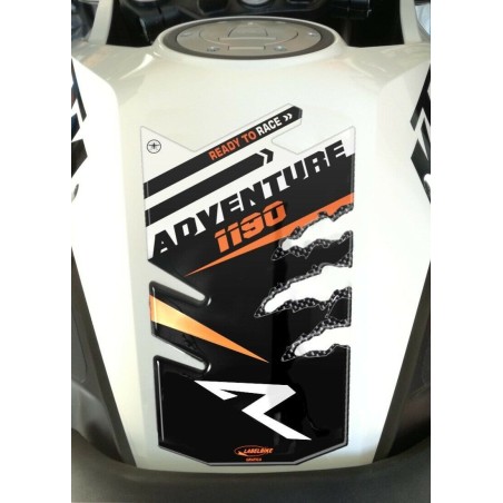 PARASERBATOIO ADESIVO RESINA GEL 3D compatibile per MOTO KTM 1190 ADVENTURE R