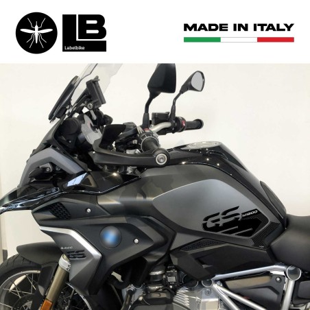 2 ADESIVI gel 3D PROTEZIONI LATERALI compatibili PER MOTO BMW GS R1200 dal 2017