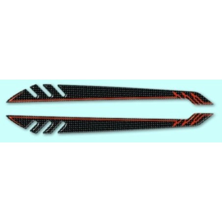 2 ADESIVI 3D PROTEZIONE MANIGLIE XMAX 400 compatibili x YAMAHA X MAX 400 2013-2016