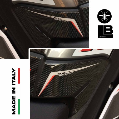 2 PROTEZIONI LATERALI SERBATOIO in resina gel 3D compatibili per MOTO BMW S1000XR