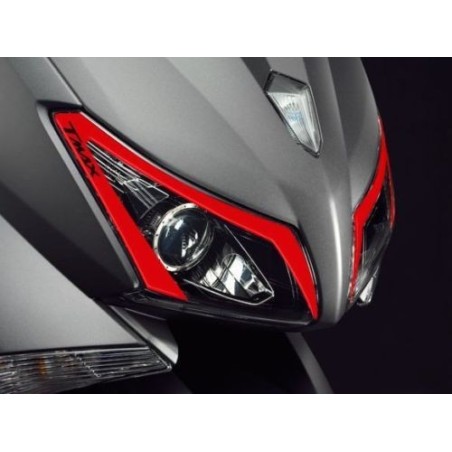 2 PALPEBRE TMAX ADESIVI 3D per FARI compatibili per SCOOTER YAMAHA T MAX 2012-14
