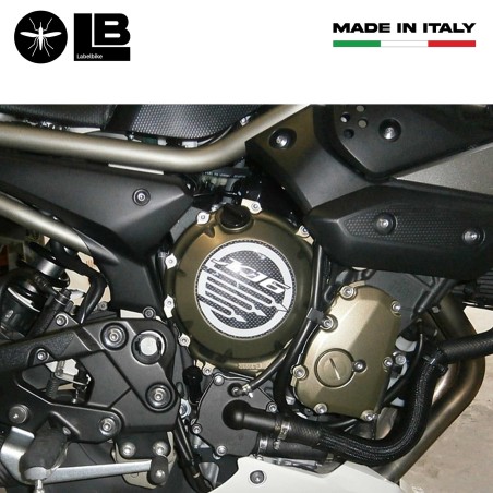 KIT ADESIVI STICKERS 3D GEL CARBONIO compatibile per MOTO YAMAHA XJ6 2008-2013