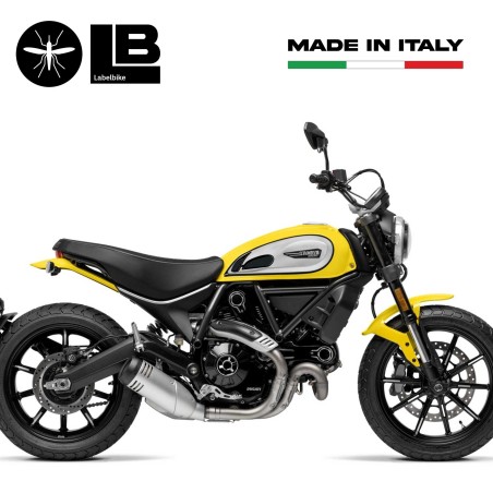 PROTECCIONES LATERALES 3D DE RESINA COMPATIBLES para MOTO DUCATI SCRAMBLER vintage