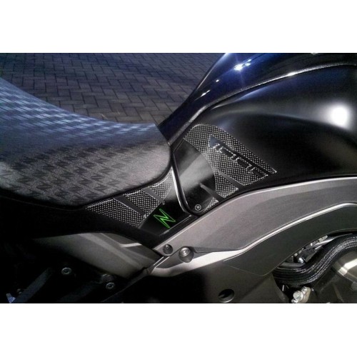 ADESIVI 3D PROTEZIONI LATERALI SERBATOIO per MOTO KAWASAKI Z1000 2014-2020 verde