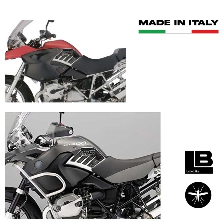 ADESIVI 3D Serbatoio compatibili per MOTO BMW R1200 GS ADVENTURE 2006-2013 CARBON