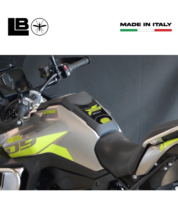 Paraserbatoio adesivo 3D serbatoio moto compatibile con Voge Valico 900DSX 2024