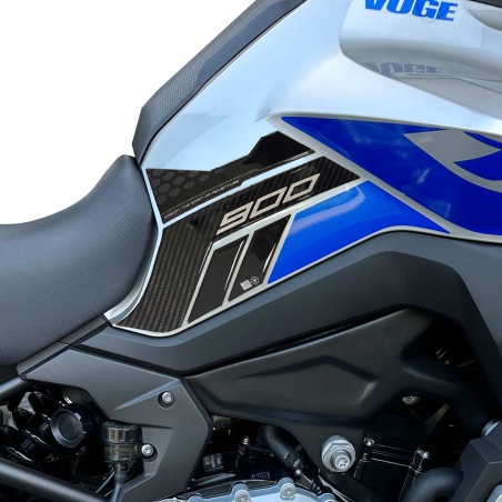 Adesivi Protezioni laterali serbatoio compatibili con Voge Valico 900DSX 2024