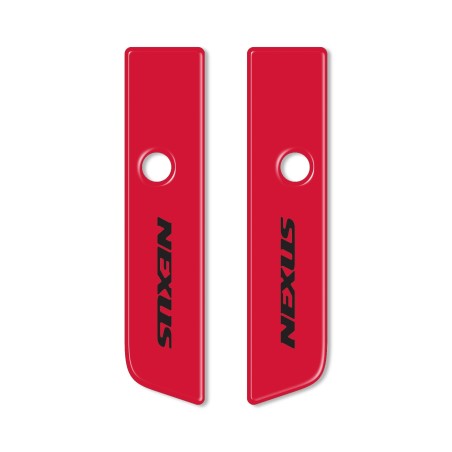 MIRROR CAPS 2 3D GEL RESINED ADHESIVES kompatibel für GILERA NEXUS Scooter