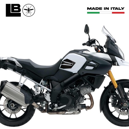 ADESIVI 3D PROTEZIONI LATERALI SERBATOIO compatibili x MOTO SUZUKI V-STROM 1000