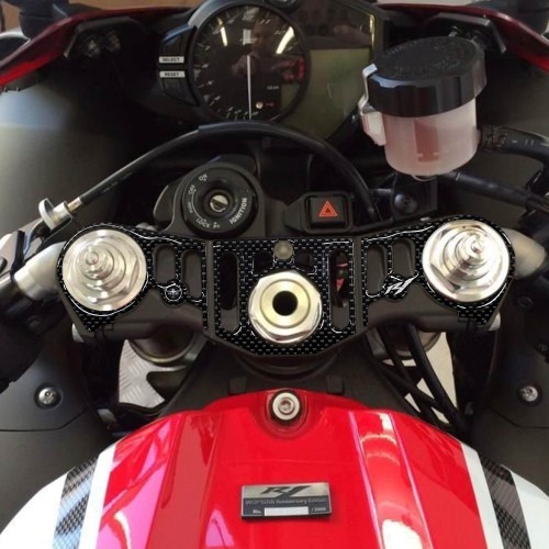ADESIVO 3D compatibile per YAMAHA YZF R1 2012-2014 PROTEZIONE PIASTRA FORCELLA