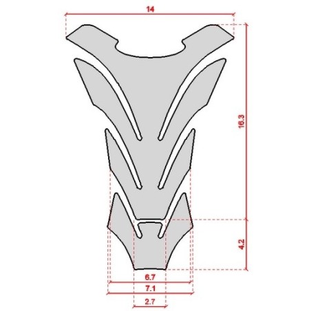 PARASERBATOIO ADESIVI 3D SUZUKI PROTEZIONE SERBATOIO MOTO GSXR GSX-R TRASPARENTE