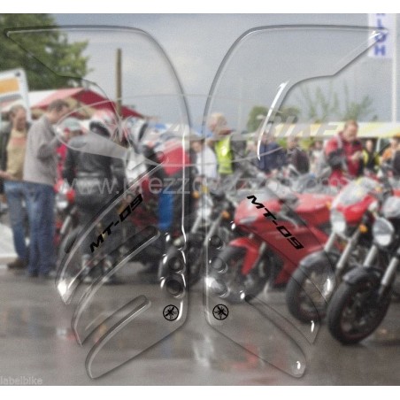 ADESIVI 3D PROTEZIONI LATERALI trasparenti SERBATOIO compatibili YAMAHA MT-09