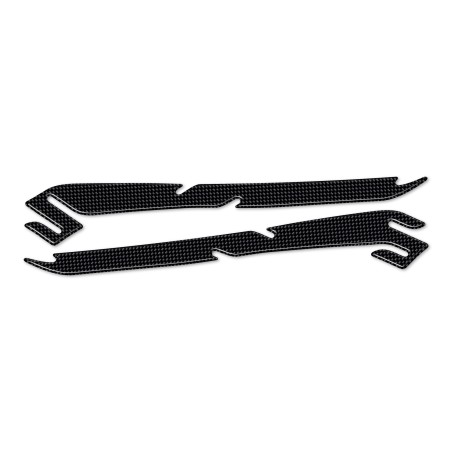 2 ADHESIVOS DE PROTECCIÓN DE MANETAS 3D GEL compatibles para SUZUKI BURGMAN 400 2006-2016