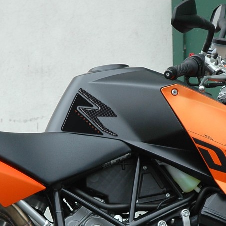 Adesivi 3D Protezioni Laterali Serbatoio compatibili con Ktm Superduke 990 1290