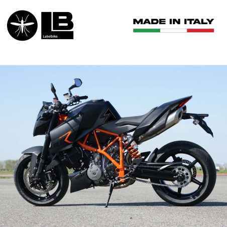 Adesivi 3D Protezioni Laterali Serbatoio compatibili con Ktm Superduke 990 1290