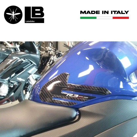 2 PROTEZIONI LATERALI SERBATOIO COMPATIBILI CON MOTO YAMAHA YZF R3 2015-2018